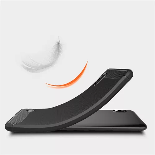 Techsuit - Carbon szilikon tok - Samsung Galaxy A10 / M10 - Fekete
