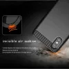 Techsuit - Carbon szilikon tok - Xiaomi Redmi 9A / Redmi 9AT - Fekete