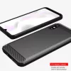 Techsuit - Carbon szilikon tok - Xiaomi Redmi 9A / Redmi 9AT - Fekete