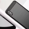 Techsuit - Carbon szilikon tok - Xiaomi Redmi 9A / Redmi 9AT - Fekete