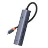 Baseus - Docking Station UltraJoy (B00052807813-01) - Type-C to HDMI, 4xUSB, Type-C, 4K@60Hz - Space Grey