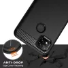 Techsuit - Carbon szilikon tok - Xiaomi Redmi 9C / Redmi 9C NFC - Fekete