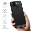 Techsuit - Carbon szilikon tok - Xiaomi Redmi 9C / Redmi 9C NFC - Fekete