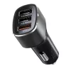 Yesido - Car Charger (Y46) - 3x USB, 2.4A, Q.C3.0, Fast Charging, 42W - Black
