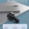 Yesido - Car Charger (Y46) - 3x USB, 2.4A, Q.C3.0, Fast Charging, 42W - Black
