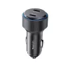 Yesido - Car Charger (Y48) - 2x Type-C, Fast Charging, 60W - Black