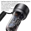 Yesido - Car Charger (Y58) - USB, Type-C, with Cable Lightning, Type-C, Fast Charging, 60W, 120cm - Grey