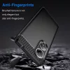 Techsuit - Carbon szilikon tok - Oppo A58 4G - Fekete