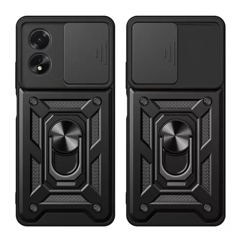 Techsuit - CamShield ütésálló tok - Oppo A58 4G - Fekete