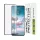 Techsuit - 111D Full Cover / Full Glue üvegfólia / 3D kerekített szélű kijelzőhöz - Motorola Edge 40 Neo - Fekete széllel