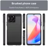 Techsuit - Carbon szilikon tok - Honor X6a - Fekete