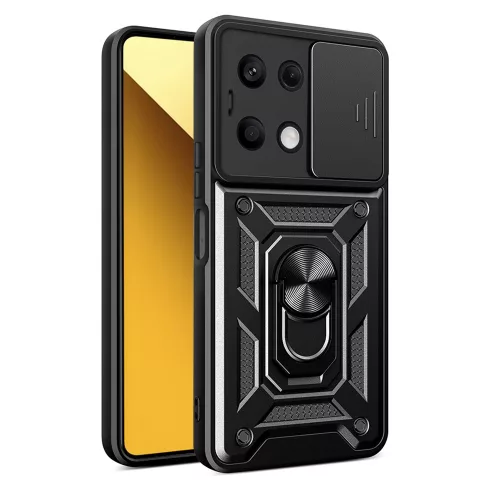Techsuit - CamShield ütésálló tok - Xiaomi Redmi Note 13 5G - Fekete