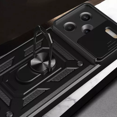 Techsuit - CamShield ütésálló tok - Xiaomi Redmi Note 13 Pro+ 5G - Fekete