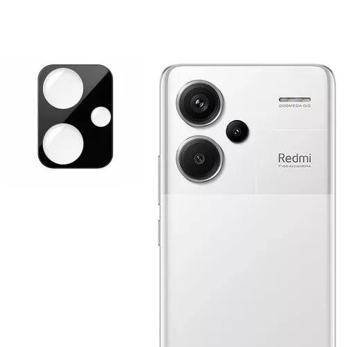 Techsuit - Full Camera - Kameravédő üvegfólia - Xiaomi Redmi Note 13 Pro+ 5G - Fekete