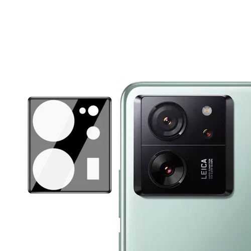 Techsuit - Full Camera - Kameravédő üvegfólia - Xiaomi 13T / 13T Pro - Fekete