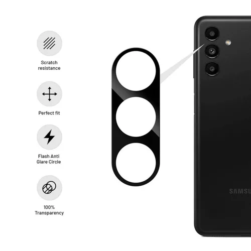 Techsuit - Full Camera - Kameravédő üvegfólia - Samsung Galaxy S24 Plus - Fekete