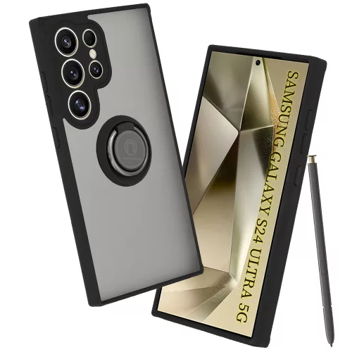 Techsuit - Glinth - Samsung Galaxy S24 Ultra - Fekete