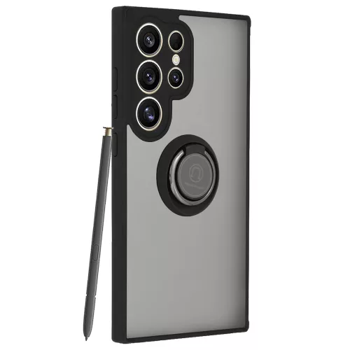 Techsuit - Glinth - Samsung Galaxy S24 Ultra - Fekete