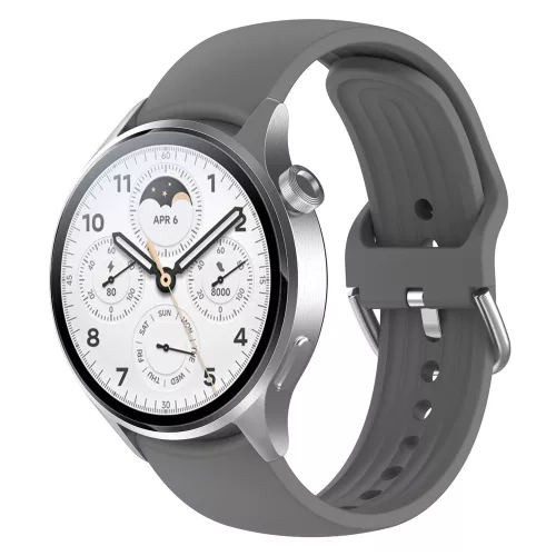 Techsuit - Watchband 22mm (W003) - Huawei Watch GT 2 46mm / GT 3 46mm, Xiaomi Watch S1 Pro / Active - Grey
