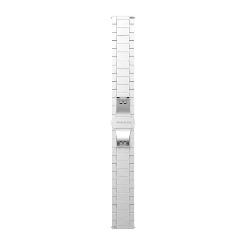 Techsuit - Watchband 20mm (W012) - Samsung Galaxy Watch 4/5/Active 2, Huawei Watch GT 3 (42mm)/GT 3 Pro (43mm) - Silver