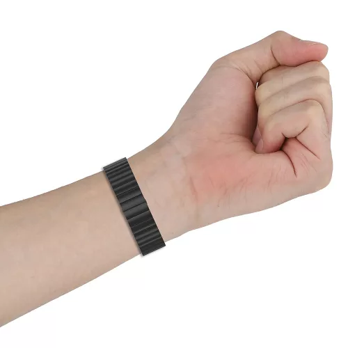 Techsuit - Watchband 22mm (W012) - Huawei Watch GT 2 (46mm)/GT 2 Pro/GT 3 Pro (46mm)/Ultimate, Xiaomi Watch S1 - Black