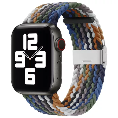 Techsuit - Watchband (W032) - Apple Watch 1/2/3/4/5/6/7/8/9/10/11/SE/SE 2/SE 3 (38/40/41/42mm) - Cowboy Green