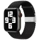 Techsuit - Watchband (W032) - Apple Watch 1/2/3/4/5/6/7/8/9/10/11/SE/SE 2/SE 3/Ultra/2/3 (42/44/45/46/49mm) - Black