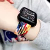 Techsuit - Watchband (W032) - Apple Watch 1/2/3/4/5/6/7/8/9/10/11/SE/SE 2/SE 3/Ultra/2/3 (42/44/45/46/49mm) - Colorful Pink