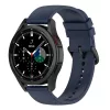 Techsuit - Watchband 20mm (W001) - Samsung Galaxy Watch 4/5/Active 2, Huawei Watch GT 3 (42mm)/GT 3 Pro (43mm) - Dark Blue