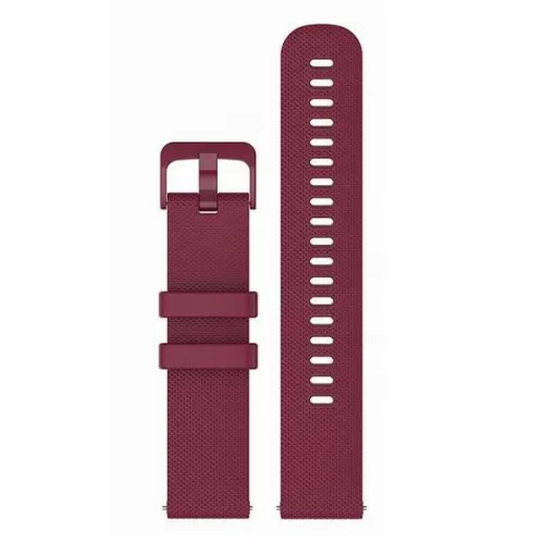 Techsuit - Watchband 20mm (W006) -Samsung Galaxy Watch 4/5/Active 2, Huawei Watch GT 3 (42mm)/GT 3 Pro (43mm) - Burgundy