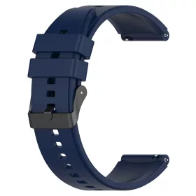  Techsuit - Watchband 20mm (W026) - Samsung Galaxy Watch 4/5/Active 2, Huawei Watch GT 3 (42mm)/GT 3 Pro (43mm) - Dark Blue