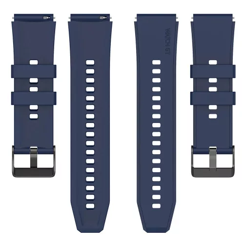 Techsuit - Watchband 20mm (W026) - Samsung Galaxy Watch 4/5/Active 2, Huawei Watch GT 3 (42mm)/GT 3 Pro (43mm) - Dark Blue