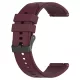 Techsuit - Watchband 20mm (W026) - Samsung Galaxy Watch 4/5/Active 2, Huawei Watch GT 3 (42mm)/GT 3 Pro (43mm) - Burgundy