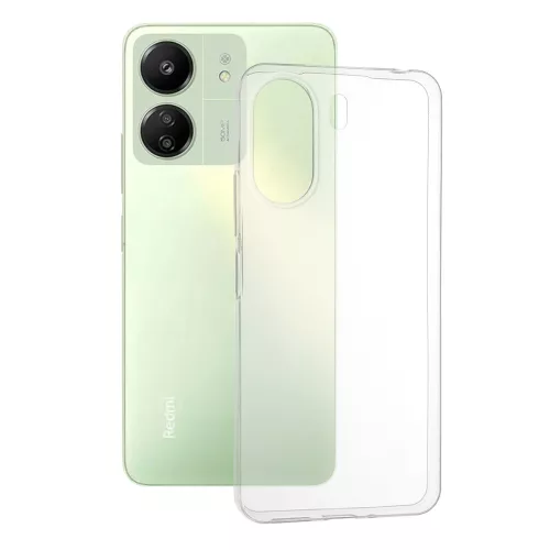 Techsuit - Clear Silicone - Xiaomi Redmi 13C 4G / Poco C65 - Átlátszó tok