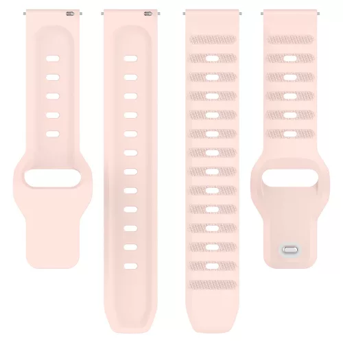 Techsuit - Watchband 20mm (W050) - Samsung Galaxy Watch 4/5/Active 2, Huawei Watch GT 3 (42mm)/GT 3 Pro (43mm) - Pink