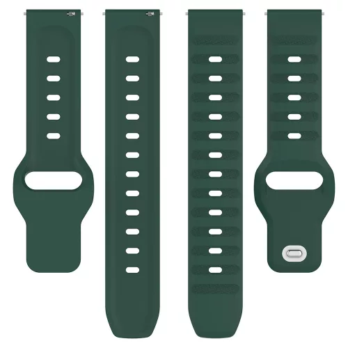 Techsuit - Watchband 20mm (W050) - Samsung Galaxy Watch 4/5/Active 2, Huawei Watch GT 3 (42mm)/GT 3 Pro (43mm) - Green