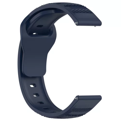 Techsuit - Watchband 20mm (W050) - Samsung Galaxy Watch 4/5/Active 2, Huawei Watch GT 3 (42mm)/GT 3 Pro (43mm) - Blue
