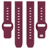 Techsuit - Watchband 20mm (W050) - Samsung Galaxy Watch 4/5/Active 2, Huawei Watch GT 3 (42mm)/GT 3 Pro (43mm) - Bordeaux