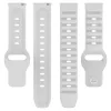 Techsuit - Watchband 20mm (W050) - Samsung Galaxy Watch 4/5/Active 2, Huawei Watch GT 3 (42mm)/GT 3 Pro (43mm) - Gray