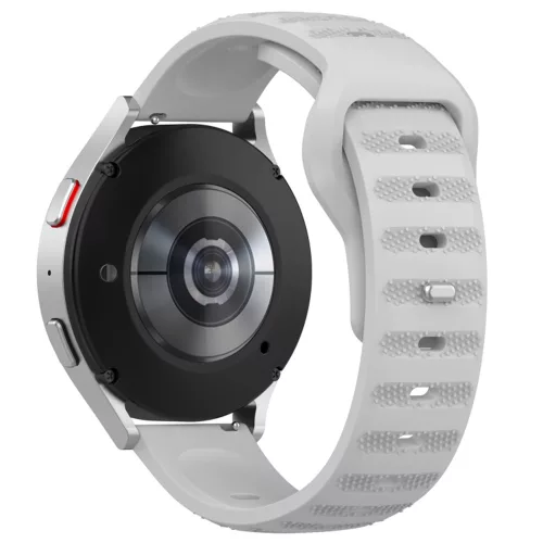 Techsuit - Watchband 20mm (W050) - Samsung Galaxy Watch 4/5/Active 2, Huawei Watch GT 3 (42mm)/GT 3 Pro (43mm) - Gray