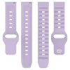 Techsuit - Watchband 20mm (W050) - Samsung Galaxy Watch 4/5/Active 2, Huawei Watch GT 3 (42mm)/GT 3 Pro (43mm) - Purple