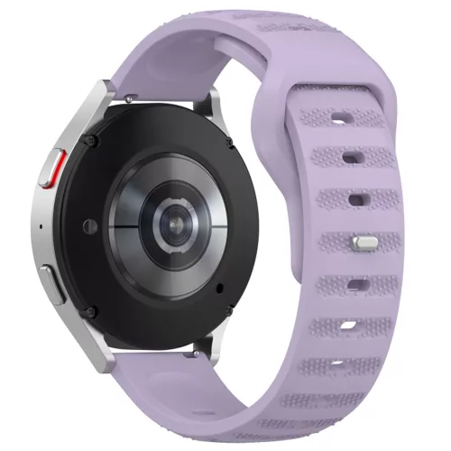 Techsuit - Watchband 20mm (W050) - Samsung Galaxy Watch 4/5/Active 2, Huawei Watch GT 3 (42mm)/GT 3 Pro (43mm) - Purple