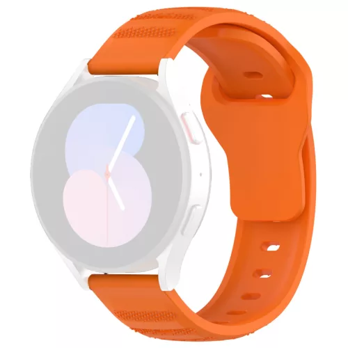 Techsuit - Watchband 20mm (W050) - Samsung Galaxy Watch 4/5/Active 2, Huawei Watch GT 3 (42mm)/GT 3 Pro (43mm) - Orange