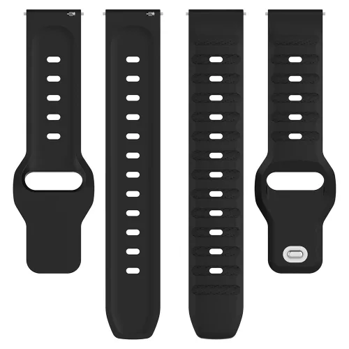 Techsuit - Watchband 22mm (W050) - Huawei Watch GT 2 (46mm)/GT 2 Pro/GT 3 Pro (46mm)/Ultimate, Xiaomi Watch S1 - Black