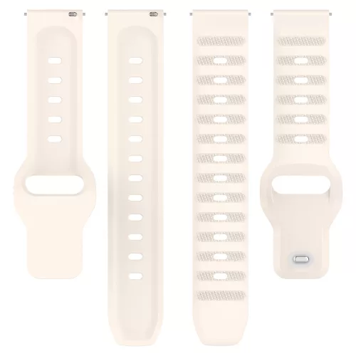 Techsuit - Watchband 22mm (W050) - Huawei Watch GT 2 (46mm)/GT 2 Pro/GT 3 Pro (46mm)/Ultimate, Xiaomi Watch S1 - Beige