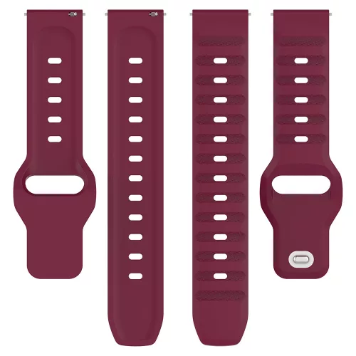 Techsuit - Watchband 22mm (W050) - Huawei Watch GT 2 (46mm)/GT 2 Pro/GT 3 Pro (46mm)/Ultimate, Xiaomi Watch S1 - Bordeaux