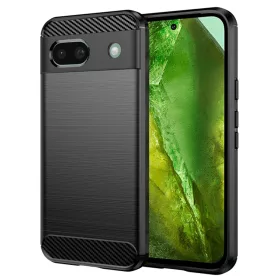 Techsuit - Carbon szilikon tok - Google Pixel 8a - Fekete
