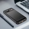 Techsuit - Carbon szilikon tok - Google Pixel 8a - Fekete