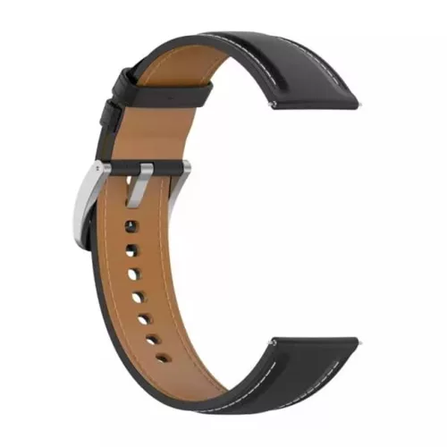 Techsuit - Watchband 20mm (W048) - Samsung Galaxy Watch 4/5/Active 2, Huawei Watch GT 3 (42mm)/GT 3 Pro (43mm) - Black