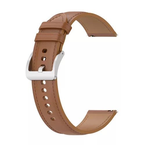 Techsuit - Watchband 20mm (W048) - Samsung Galaxy Watch 4/5/Active 2, Huawei Watch GT 3 (42mm)/GT 3 Pro (43mm) - Brown
